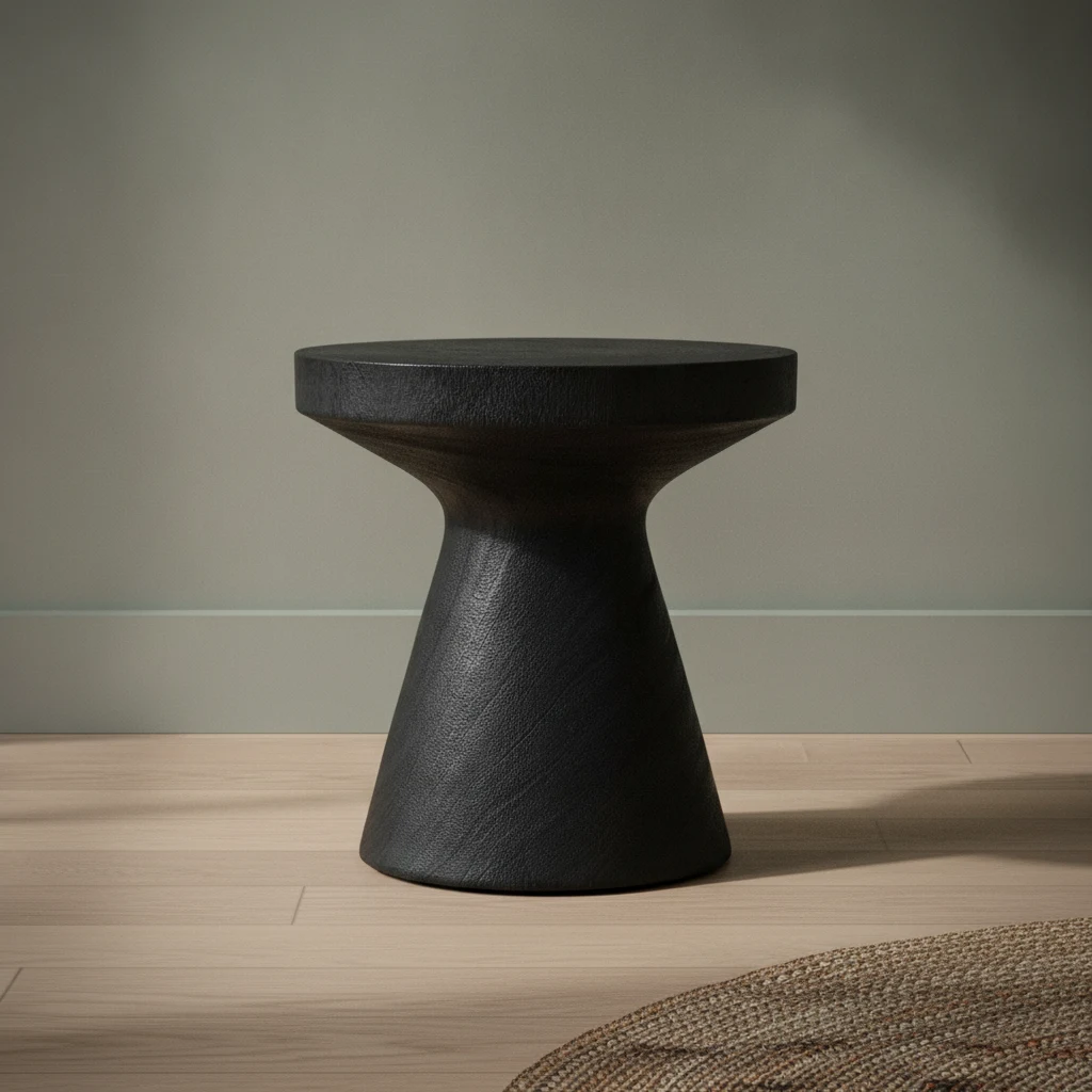Bijzettafel Jauskal Zwart 40 cm