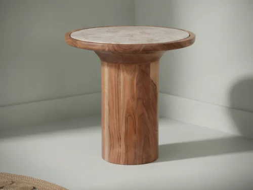 Bijzettafel Keerine Marmer Ø40 cm