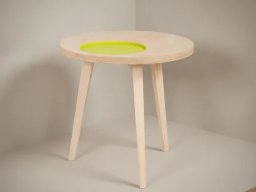 Bijzettafel Kelvovenna groen rond