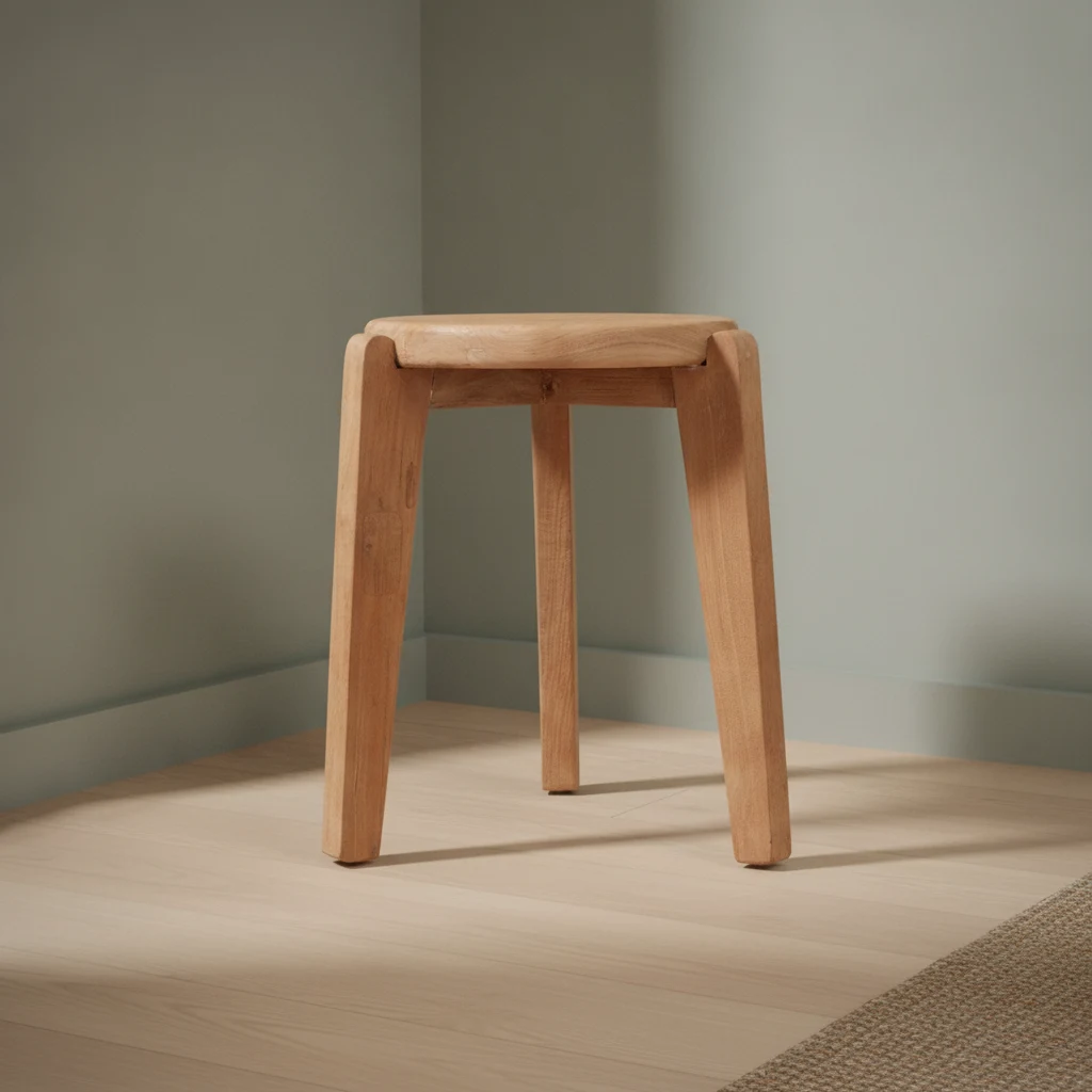 Bijzettafel Kleendira Teak 40 cm