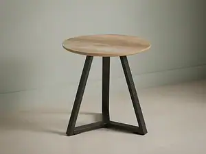 Bijzettafel Lervonluna eiken eikenhout