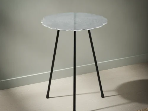 Bijzettafel Lurdon Aluminium Ø35 cm - Set van 4