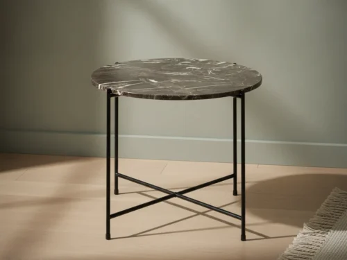 Bijzettafel Maaldund Marmer Ø52 cm
