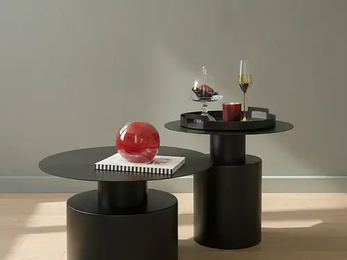 Bijzettafel Naaskum Metaal 55 cm