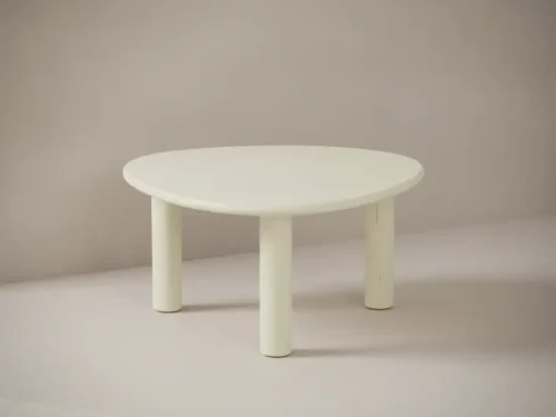 Bijzettafel Nervelmira wit 66 x 38 cm