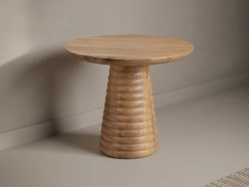Bijzettafel Peilvane Mangohout Ø40 cm