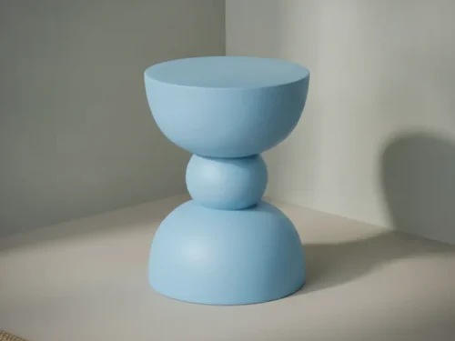 Bijzettafel Qelvorvalo blauw