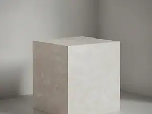 Bijzettafel Quorerocca beige 40 x 40 cm vierkant marmer