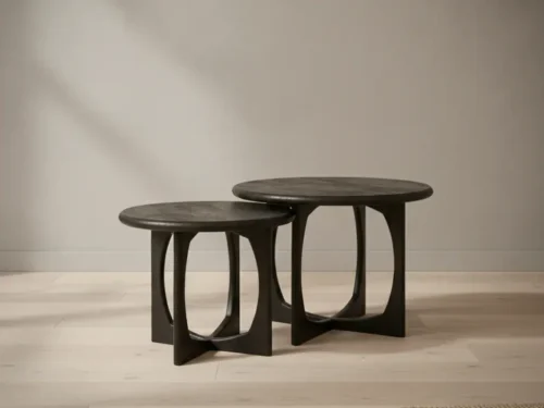 Bijzettafel Reldarriva zwart 70 cm