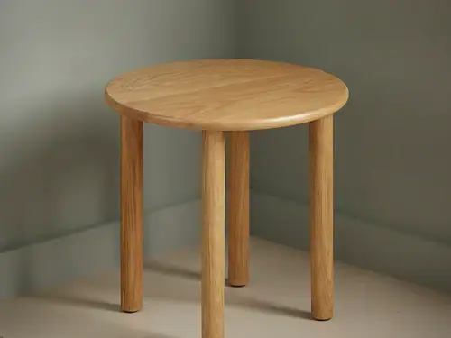 Bijzettafel Sietand Eiken Ø40 cm