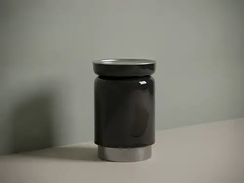 Bijzettafel Silvusaro antraciet zilver ijzer
