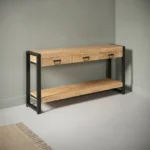 Bijzettafel Sleildund Naturel 150 cm