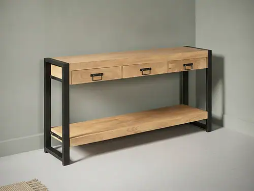 Bijzettafel Sleildund Naturel 150 cm