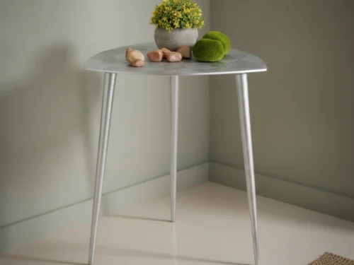 Bijzettafel Teerril Metaal Ø40 cm - Set van 4