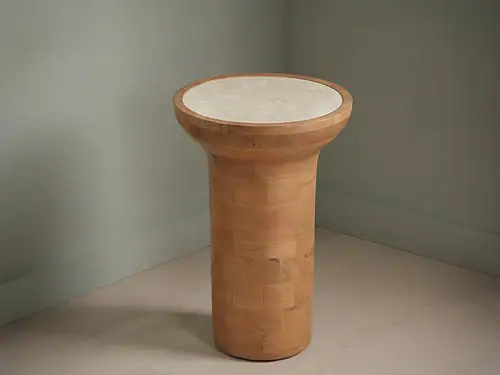 Bijzettafel Trisos Naturel 33 cm