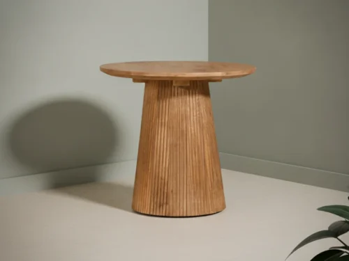 Bijzettafel Wervuluna 50 cm rond mangohout