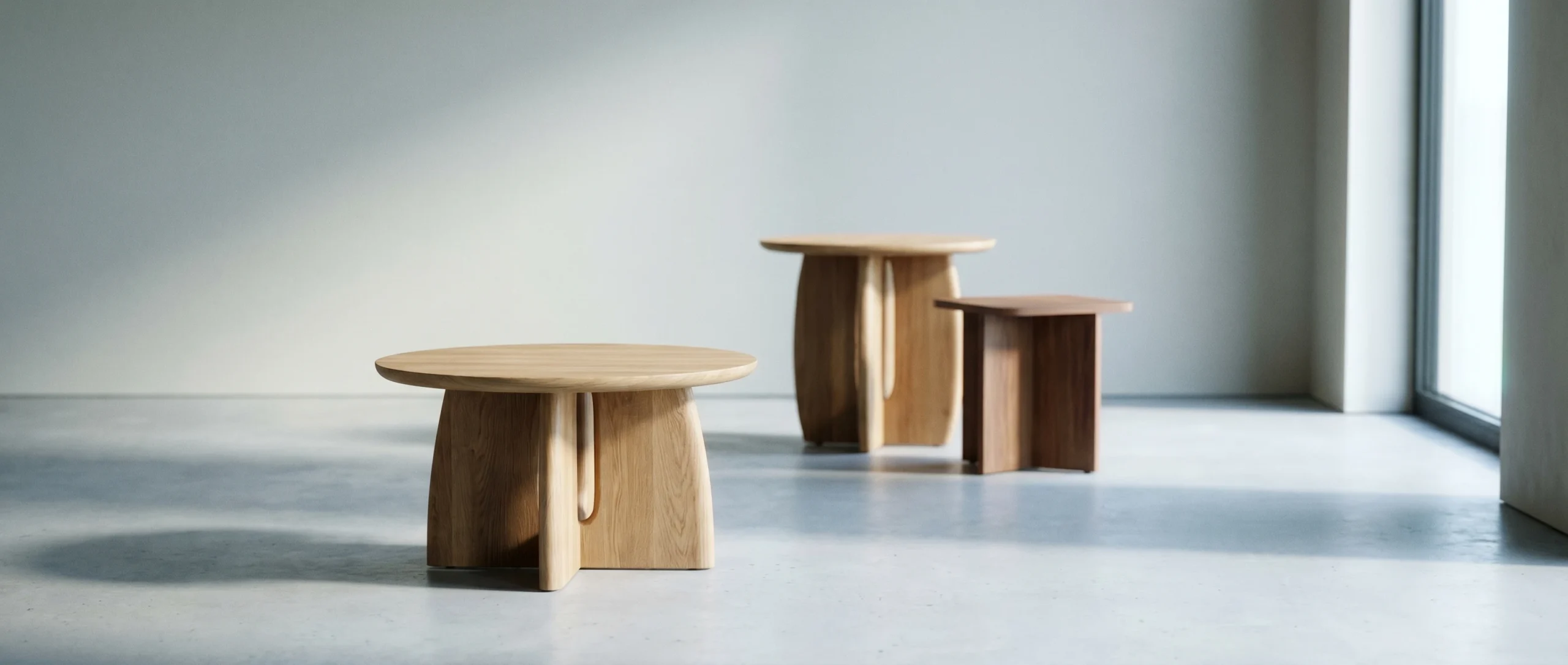 Bijzettafels van Hout