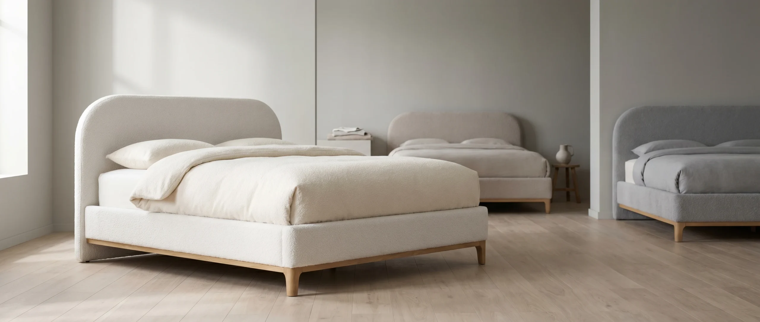 Boucle bedden