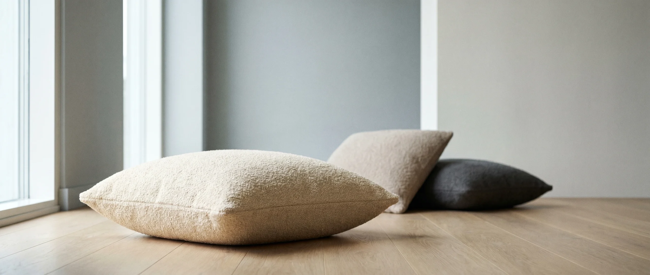 Boucle kussens