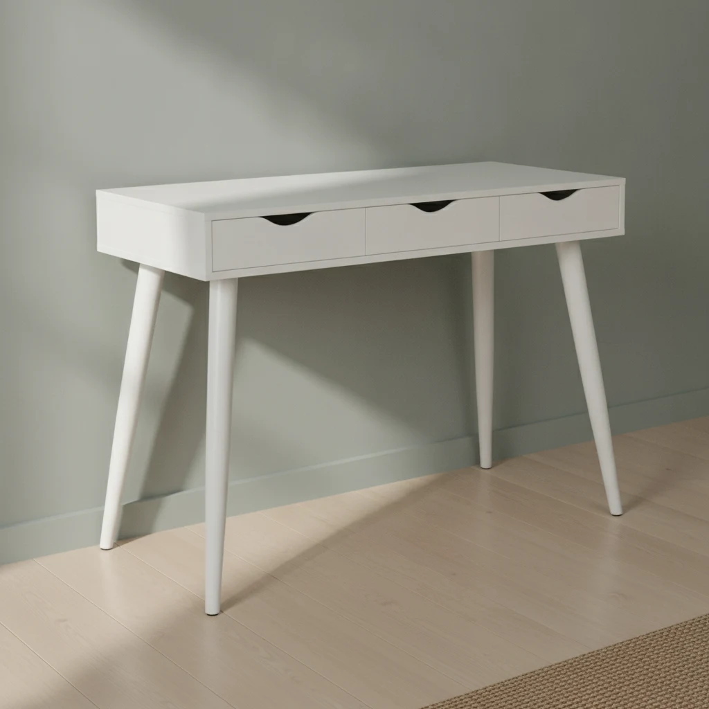 Bureau Reldormera 110 x 50 cm staal wit