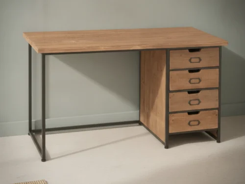 Bureau Silvulporto 140 x 60 cm naturel
