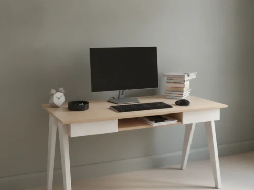 Bureau Troornena Wit Ø60 cm