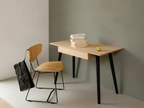 Bureau Veelvu Zwart Ø60 cm