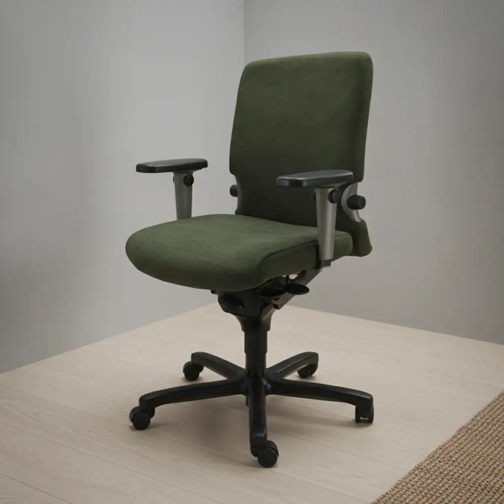 Bureaustoel Xavonrocca groen armloos