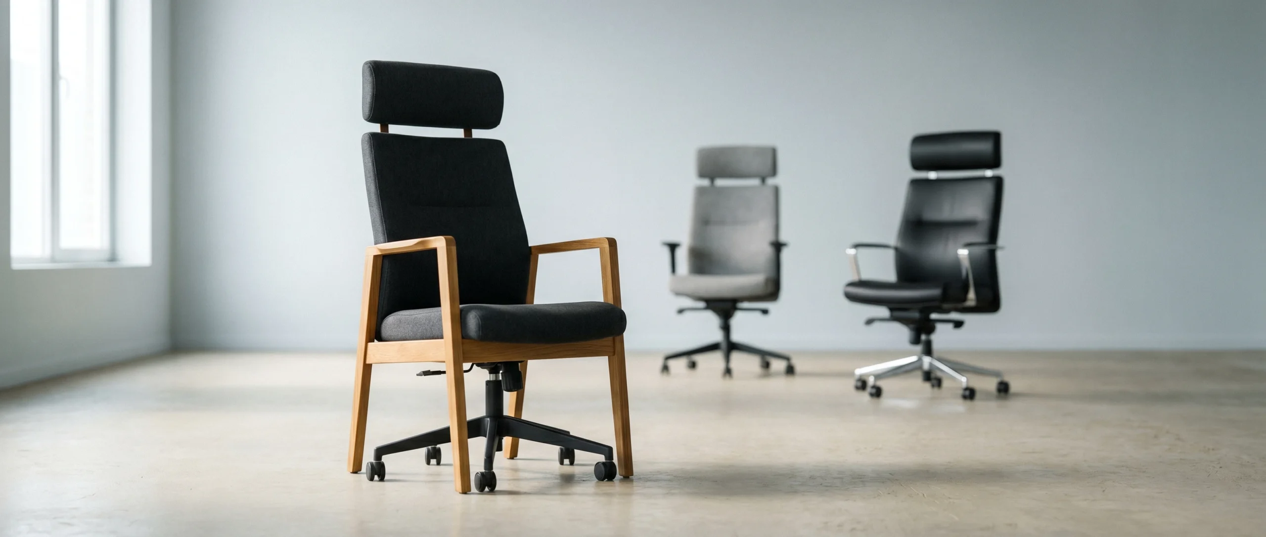 Bureaustoelen met hoofdsteun