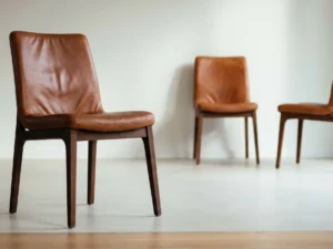 Cognac eetkamerstoelen