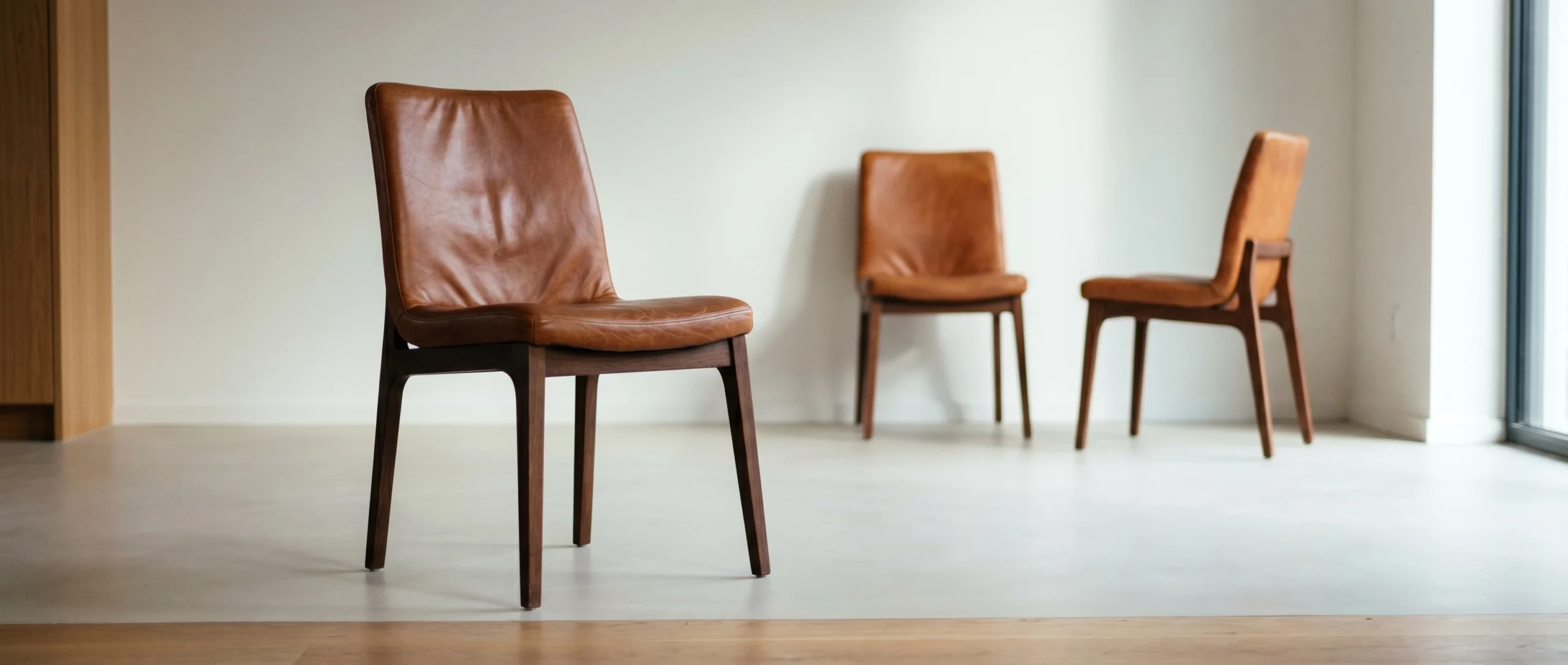 Cognac eetkamerstoelen