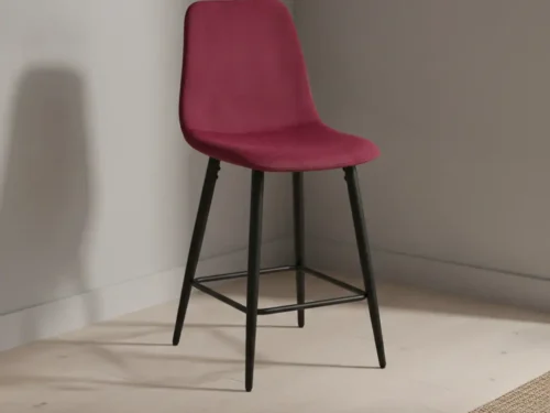 Counterstoel Birren Velvet Bordeaux