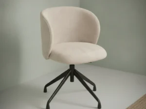 Draaistoel Avelenporto beige stof verstelbaar