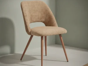 Eetkamerstoel  Arc caramel set van 2