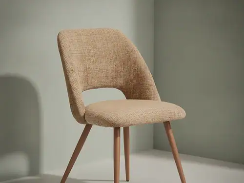Eetkamerstoel  Arc caramel set van 2