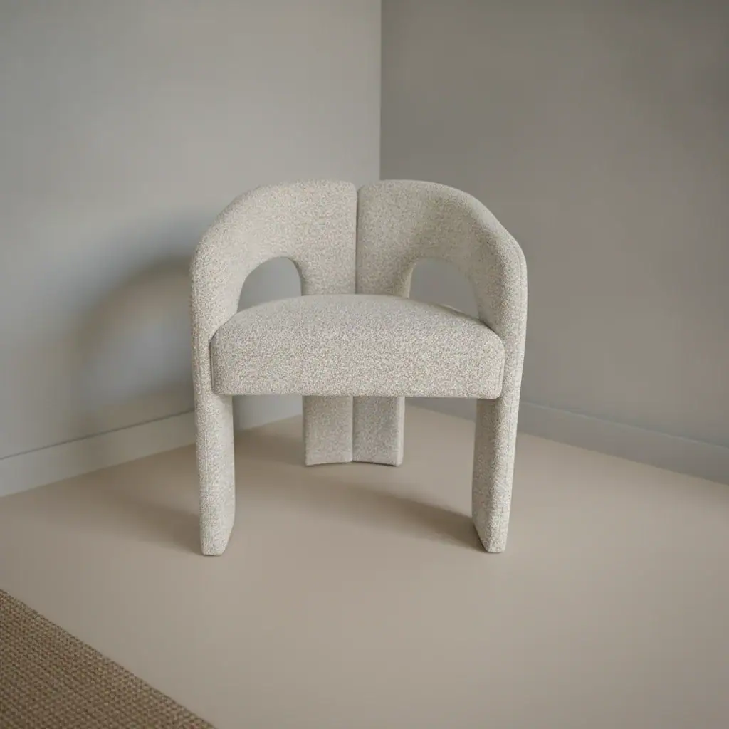 Eetkamerstoel Baroni beige grijs