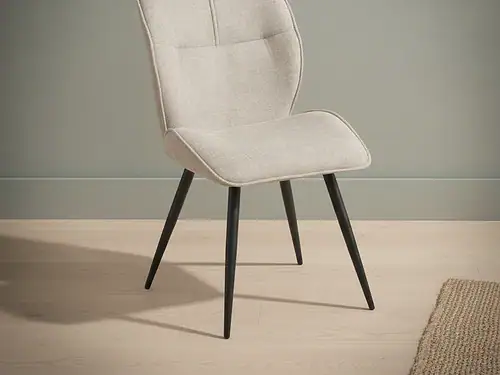 Eetkamerstoel Caaro beige stof