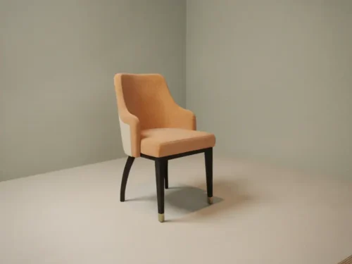 Eetkamerstoel Daerio beige stof