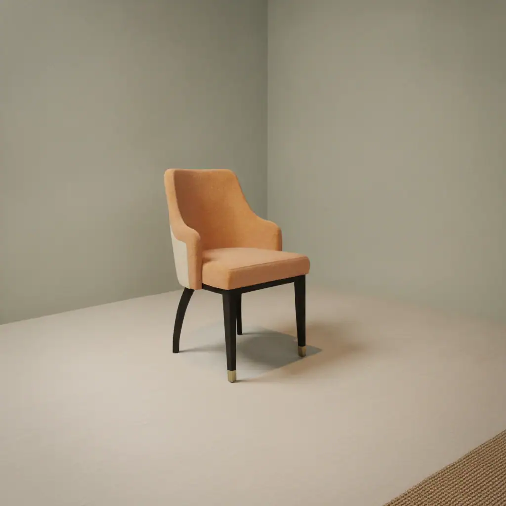 Eetkamerstoel Daerio beige stof