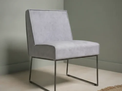 Eetkamerstoel Doiva beige stof  set van 4