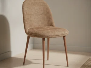 Eetkamerstoel  Egg caramel set van 2