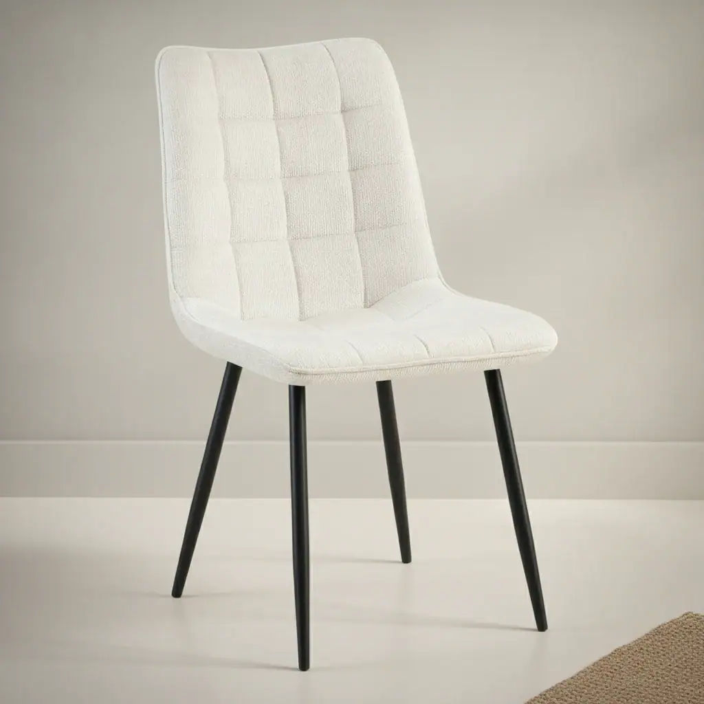 Eetkamerstoel Elara beige stof