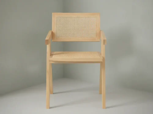 Eetkamerstoel Faoro naturel  rotan houten frame