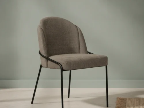 Eetkamerstoel  Fjord taupe set van 2