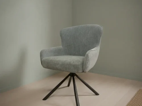 Eetkamerstoel  Hanna beige met armleuning