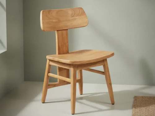 Eetkamerstoel Javes Teak Naturel