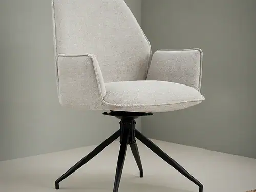 Eetkamerstoel Jill beige linnen