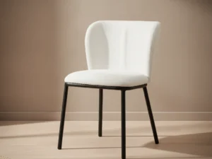 Eetkamerstoel Kim ivory teddy
