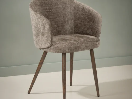 Eetkamerstoel Luna mink set van  2