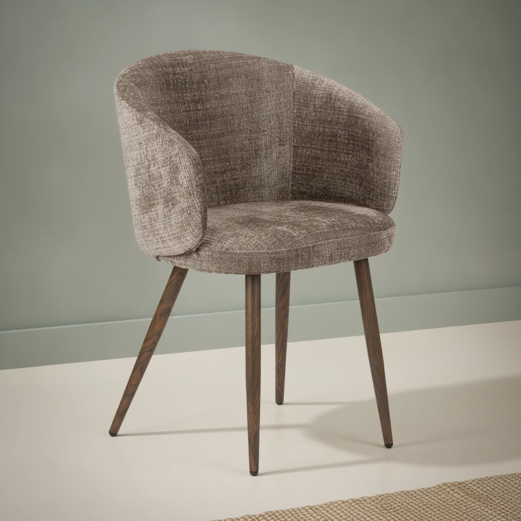 Eetkamerstoel Luna mink set van 2